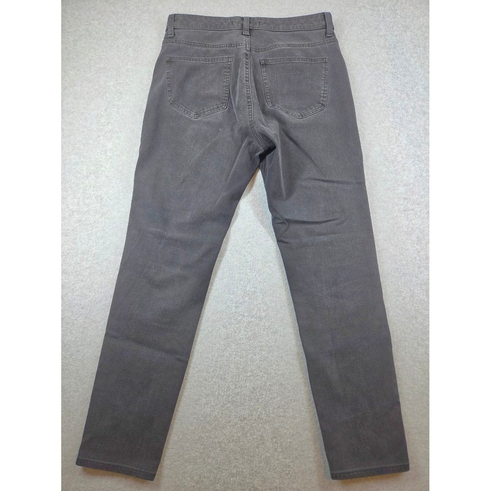 Loft Outlet Curvy Skinny Jeans Womens 10 Charcoal Gray Stretch Denim Pants